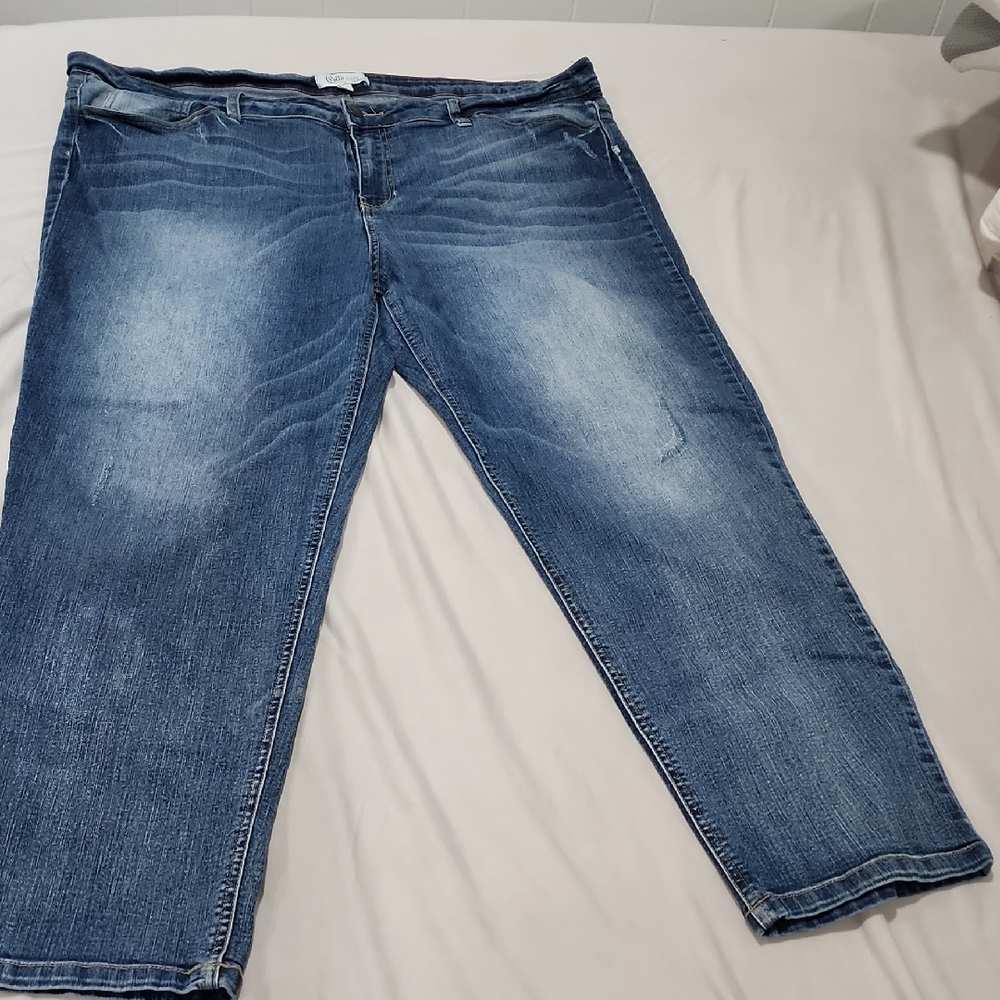 Cello Women's Blue Straight Leg Jeans